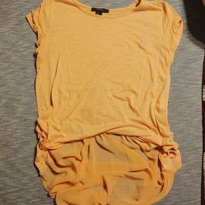 High low shirt, forever 21 medium peach color